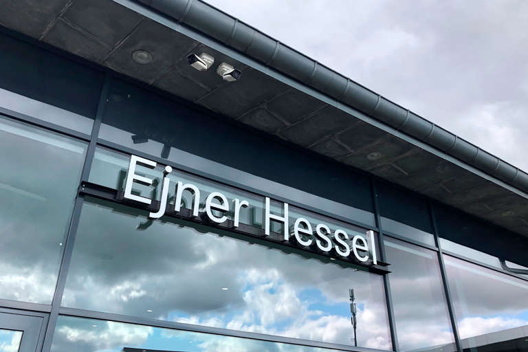 Ejner Hessel Logo Facade