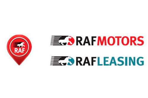 Raf Motors Med Pil Og 2 Logoer
