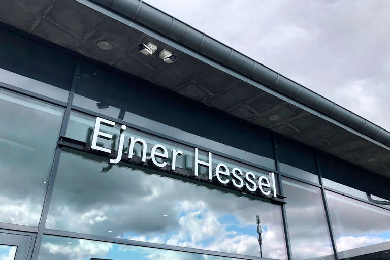 Ejner Hessel Logo Facade 2024